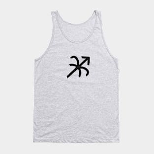 Aries and Sagittarius Double Zodiac Horoscope Signs Tank Top